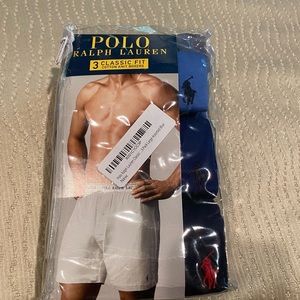 NWT Ralph Lauren Classic Fit Boxers 3pack L